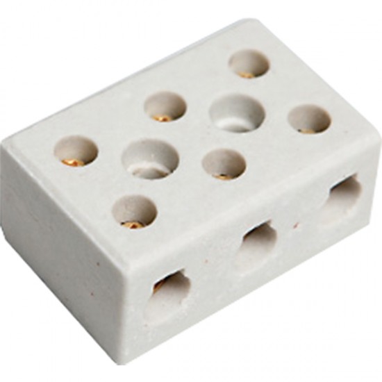 CONECTOR PORCELANA 16MM 3POL        8767