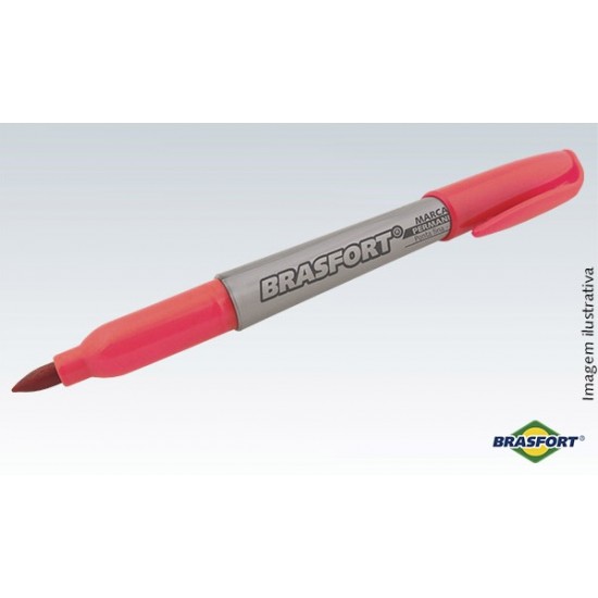 CANETA MARC PERM FINA VERM     12PC 7853