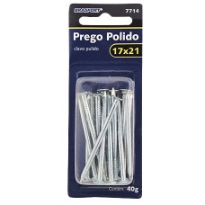 4489676 - PREGO POLIDO C/C       17X21  40GR  7714
