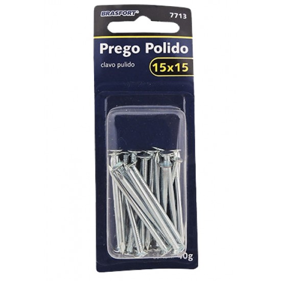 PREGO POLIDO C/C       15X15  40GR  7713