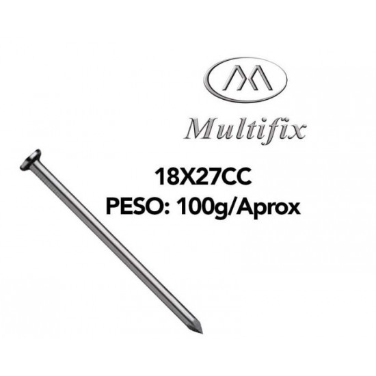 PREGO POLIDO C/C       18X27 100GR 10PCT