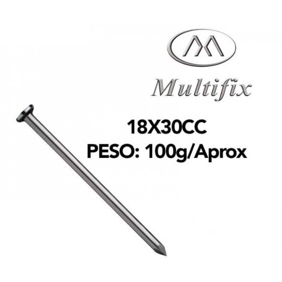 PREGO POLIDO C/C       18X30 100GR 10PCT